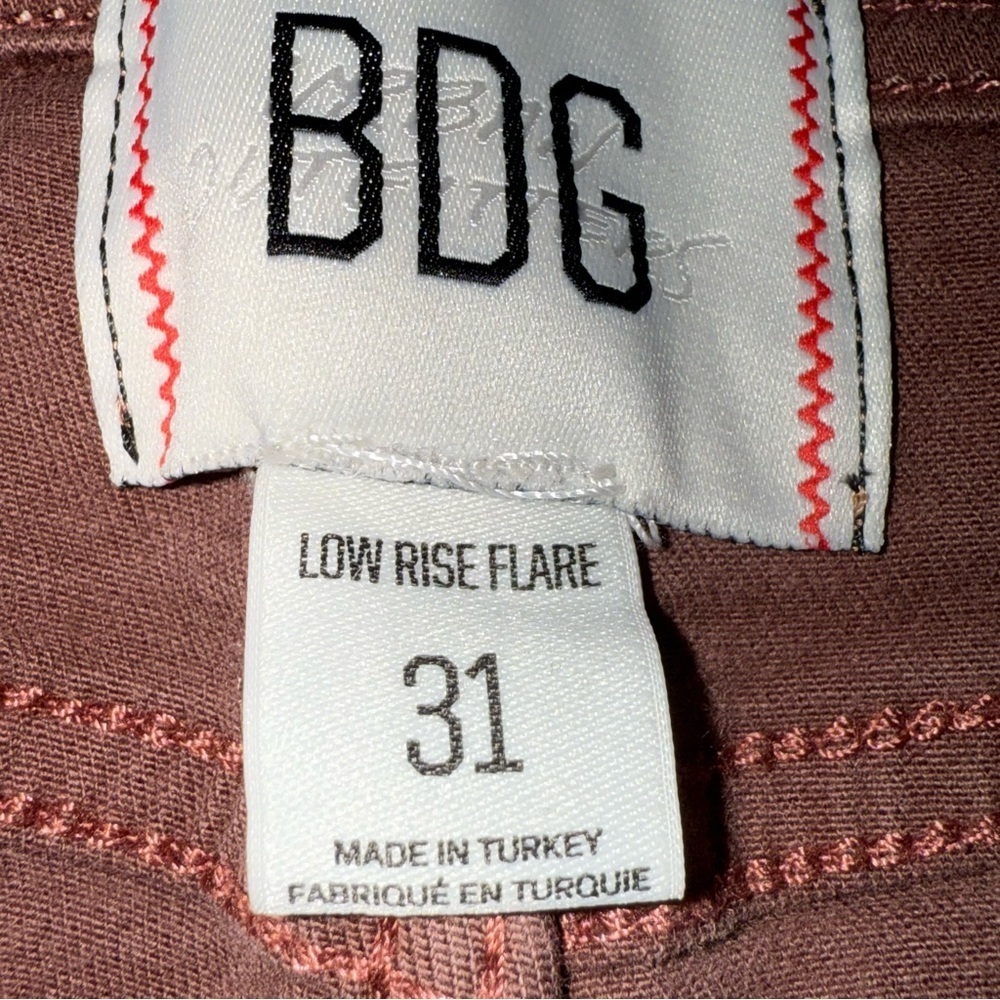 BDG Low Rise Flare Pants in Brown - Picture 4 of 10